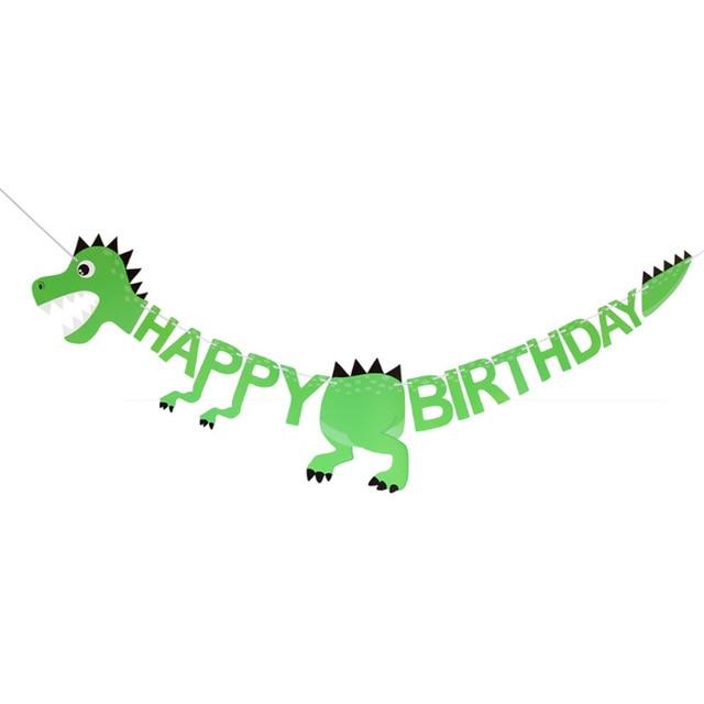 dinosaur birthday banner