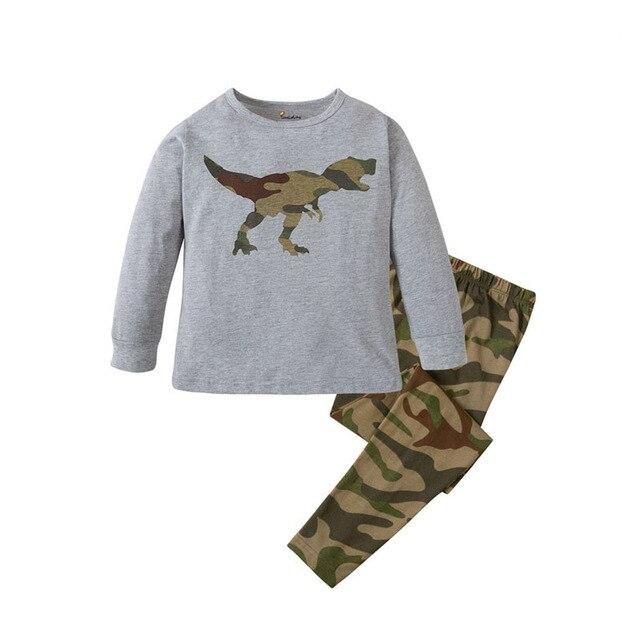 military t rex boys dinosaur pajamas
