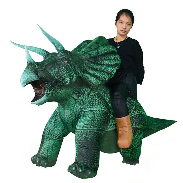 blow up triceratops costume