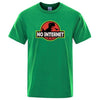 dinosaur shirt no internet green