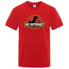dinosaur shirt no internet red