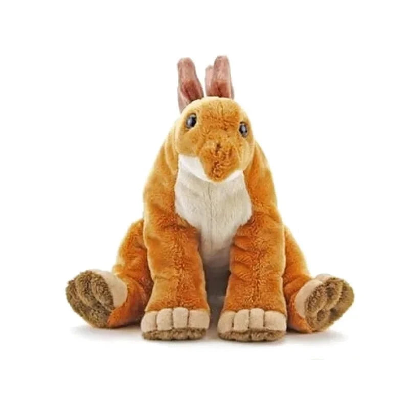 orange dinosaur plush