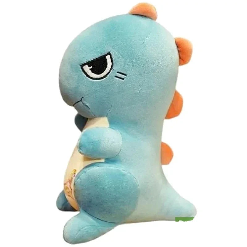 cute blue dinosaur plush