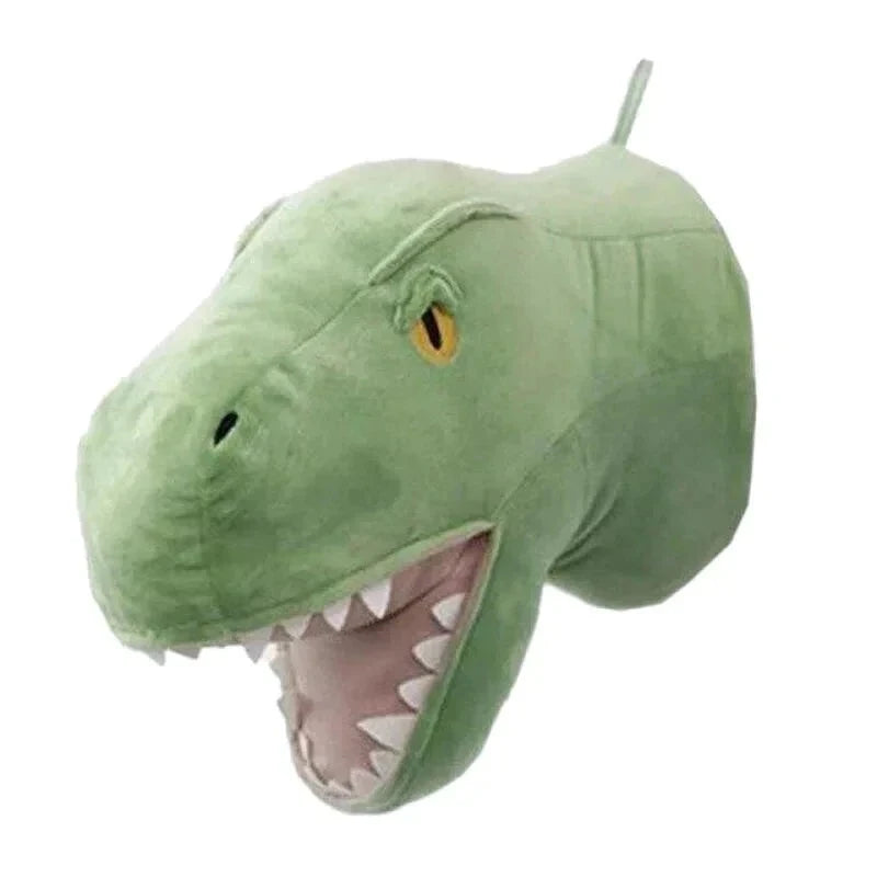 plush dinosaur head