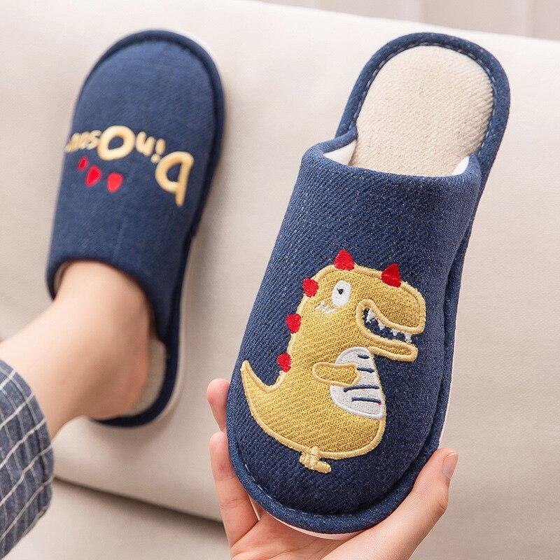 adult dinosaur slippers blue 2