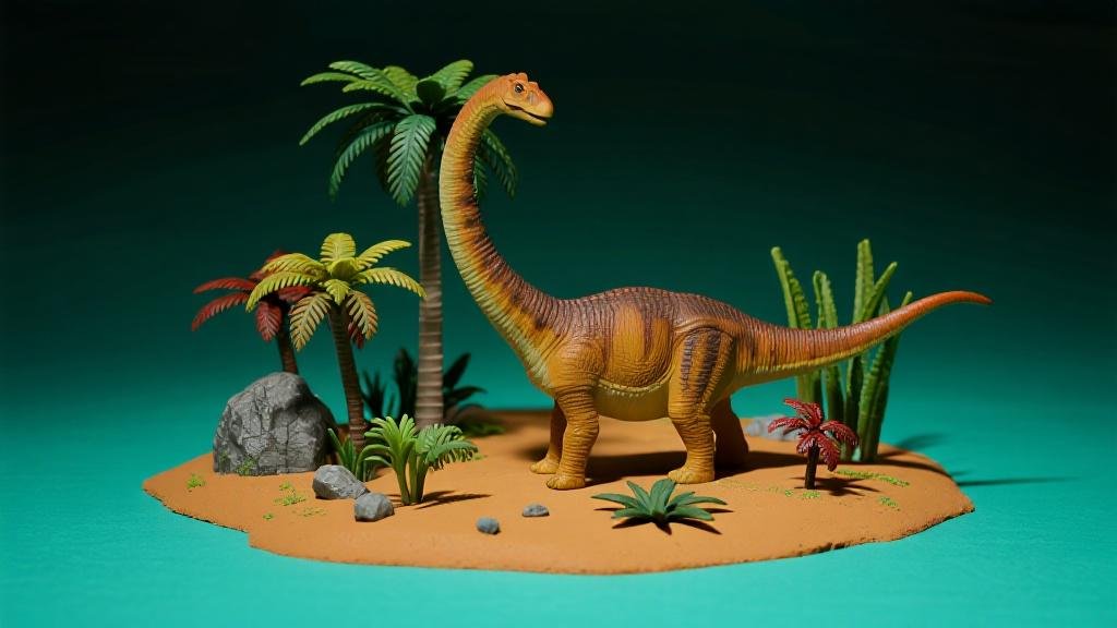 Animal Planet dinosaur toys collection realistic figures in natural habitat diorama educational display