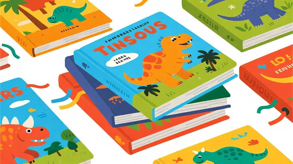 Best dinosaur books for kids collection from board books to encyclopedias with colorful prehistoric illustrations