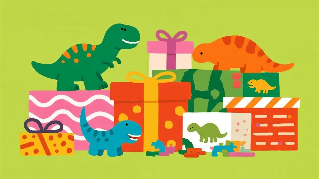 Best dinosaur gifts for kids collection featuring T-Rex toys plush dinosaurs and dino puzzles for birthdays