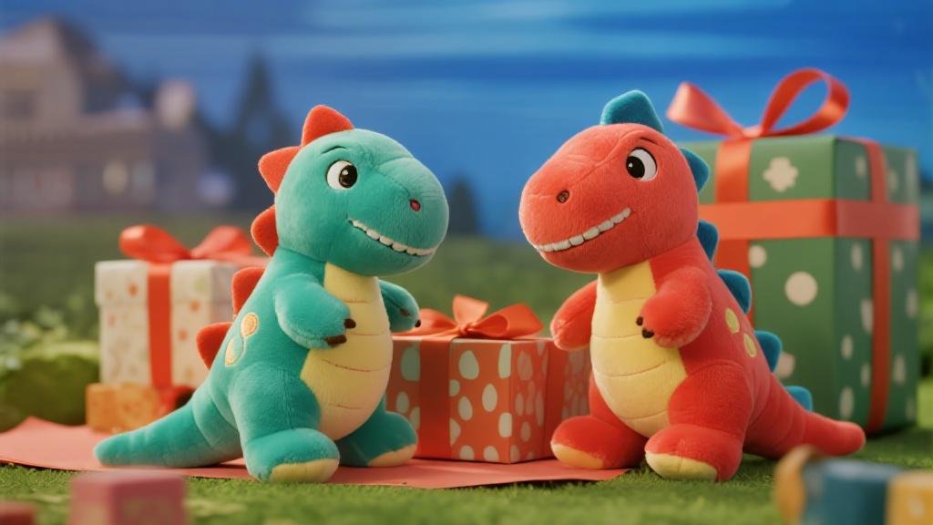 Peluche dinosaure mignonne idée cadeau jouet en peluche enfant