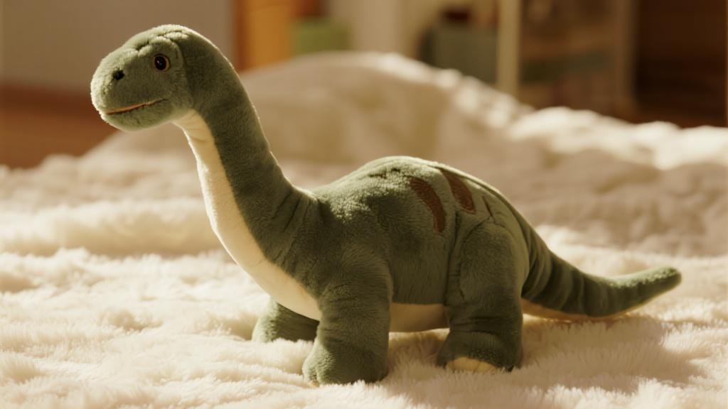 Peluche Diplodocus mignonne ultra douce jouet dinosaure câlin