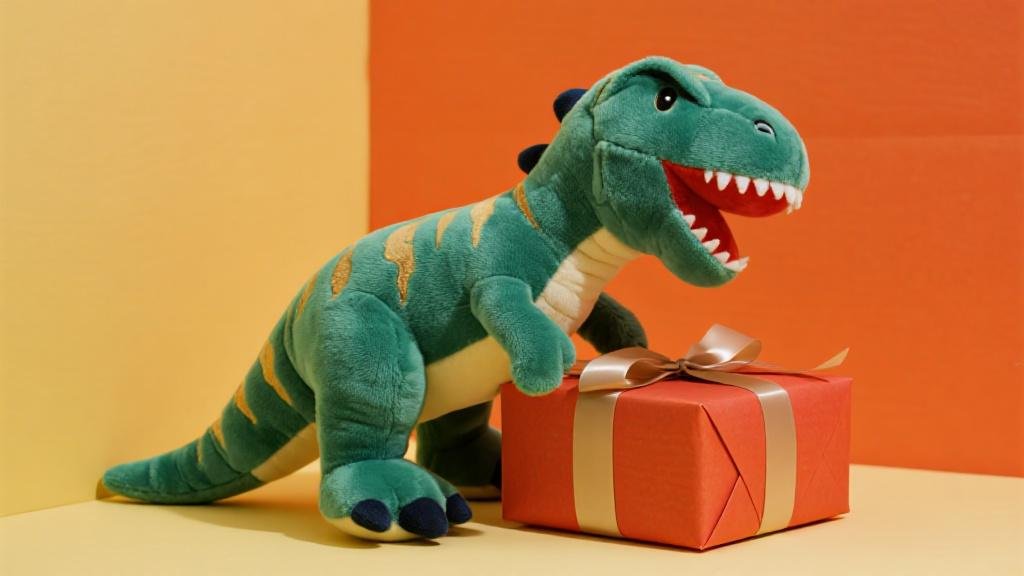 Peluche T-Rex mignonne idée cadeau jouet dinosaure enfant