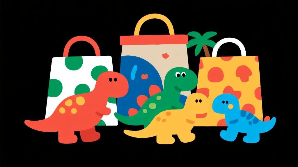Best dinosaur party favors gift ideas and wrapping for kids birthday with dino goodie bags