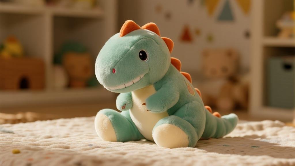Peluche dinosaure Small Foot douce sécurisée pour bébé moins d un an