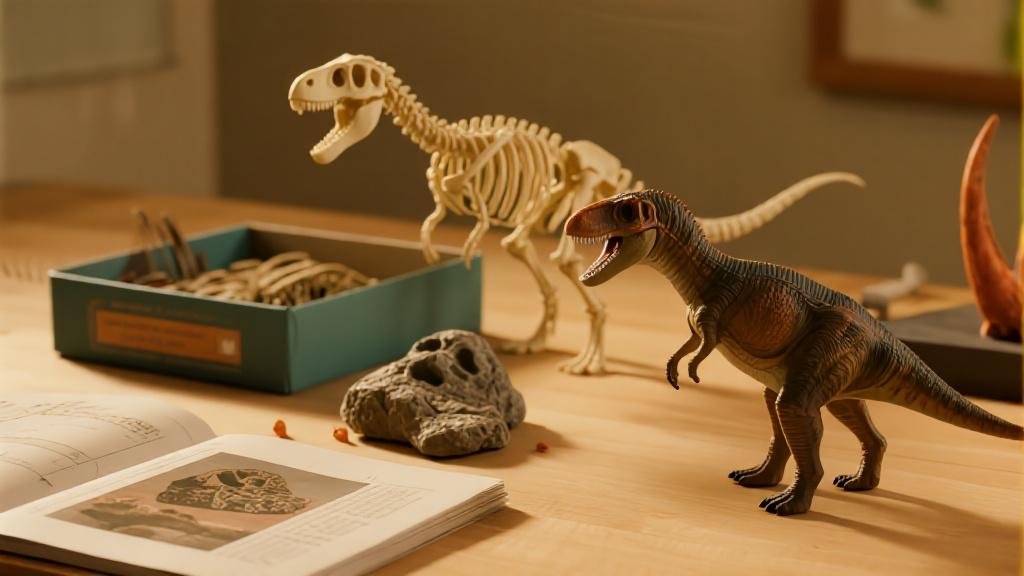 Dinosaur model kits and science toys for 10 year olds with T-Rex skeleton assembly