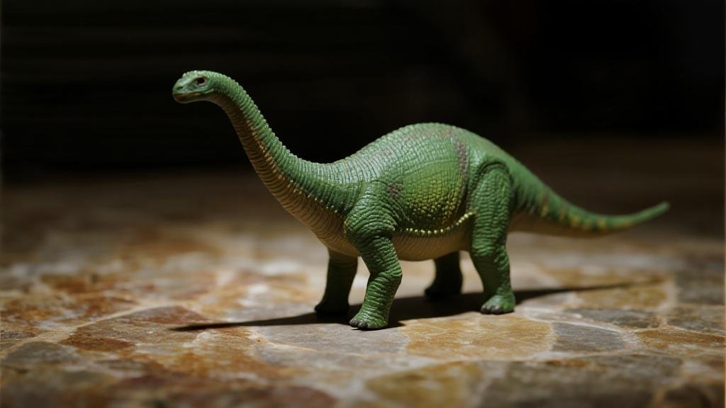 Figurine Iguanodon dinosaure herbivore détaillée à l échelle collection