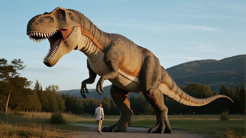 Most realistic dinosaur costumes walking animatronic T-Rex suit with moving jaw and tail