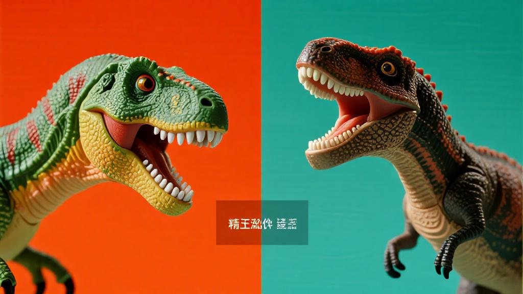 Schleich vs Safari Ltd dinosaur figures side by side comparison showing paint detail and quality differences