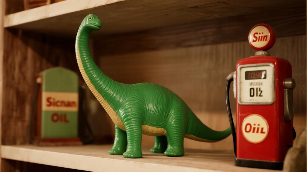 Sinclair Oil green brontosaurus dinosaur toy vintage and modern collector guide