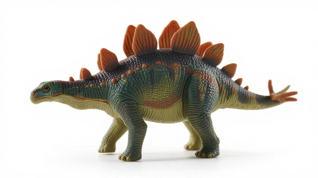 Figurine Stégosaure dinosaure jouet éducatif avec plaques dorsales pour enfant