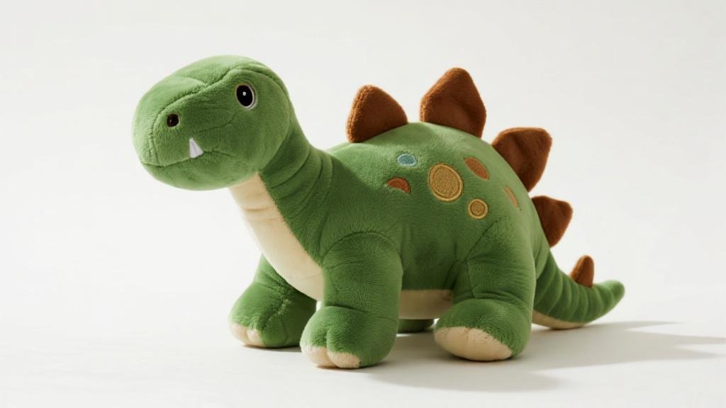 Peluche Stégosaure animal en peluche dinosaure lavable pour enfant