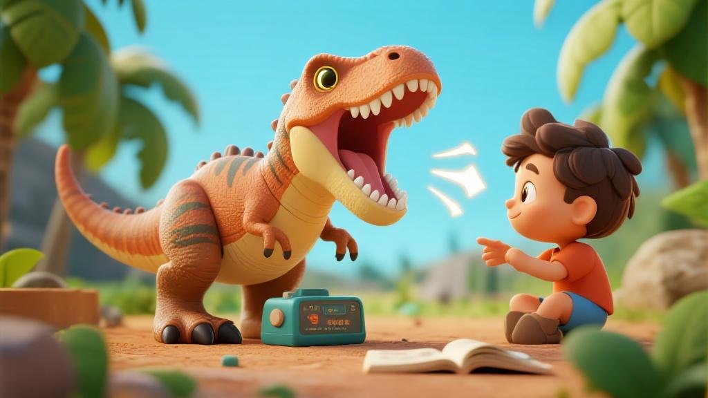 Best talking dinosaur toys interactive electronic T-Rex that roars chats and teaches kids