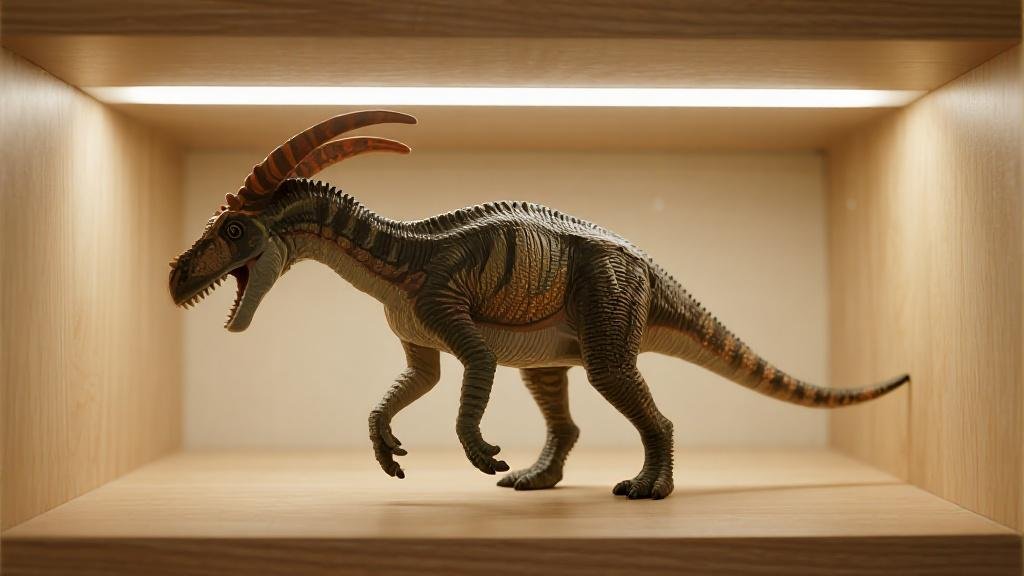 Figurine Therizinosaurus dinosaure aux longues griffes à l échelle