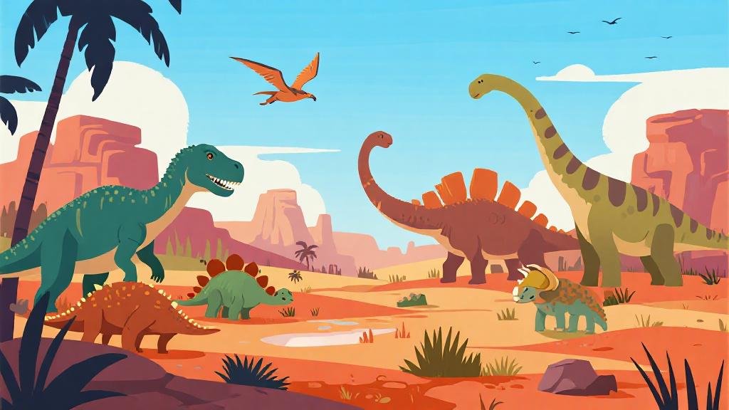 Complete guide to types of dinosaurs showing all major groups including T-Rex triceratops stegosaurus and brachiosaurus