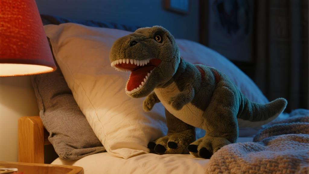 Peluche Tyrannosaurus Rex doudou dinosaure pour dormir la nuit