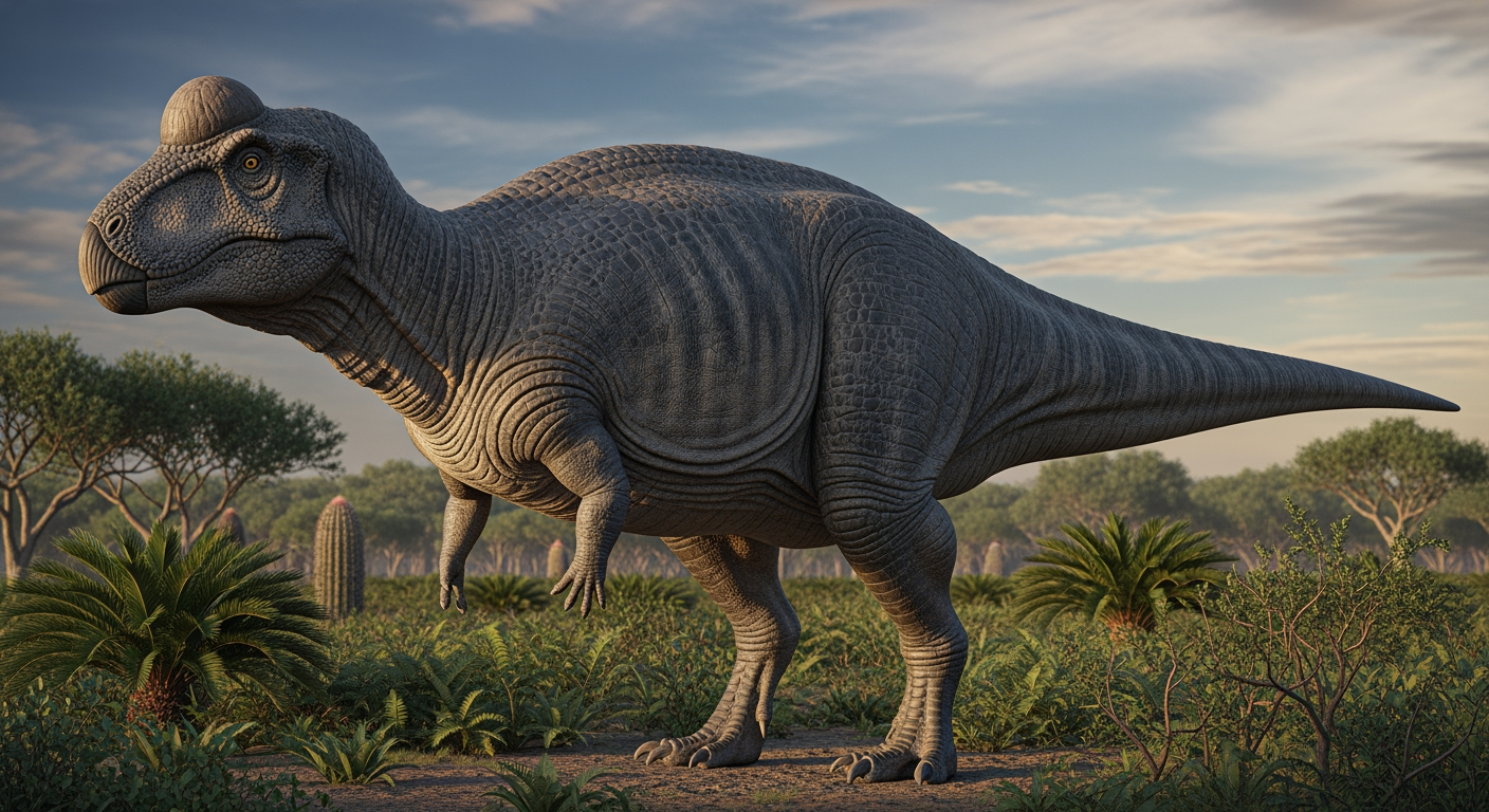 Paleo-art of Majungasaurus, a horned predatory dinosaur from Madagascar